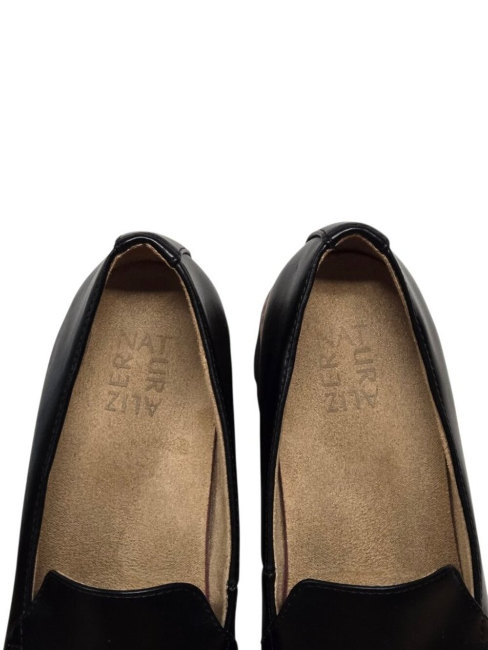 Naturalizer Cabaret Black Slip On Lug Sole Loafers Womens Size 8M  Preppy Casual - Picture 7 of 8